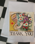 NANCY THOMAS KITCHEN TEA TOWELS - Thank You Bouquet