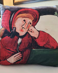 NANCY THOMAS PILLOWS - The Rose (16x16 Microsuede)-DISCONTINUED