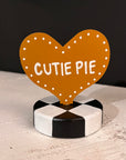 Message on a Heart Table Toppers