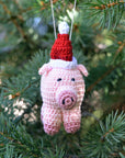 Handmade Pig Ornament