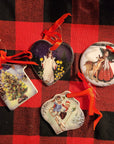 Stoneware Vintage Christmas Ornaments