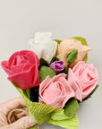 Petite Felt Rose Bouquet