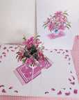 3D Pop-up Card - Lily Vase (First Class Forever stamp included)