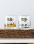 Assorted Fishing Lure Rocks Glasses