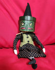 Sister Witch "Box Head" Soft Scuplture
