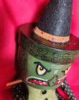Sister Witch "Box Head" Soft Scuplture