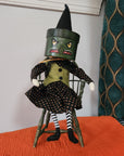 Sister Witch "Box Head" Soft Scuplture