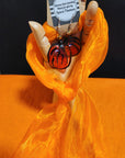 Halloween Spooky Earrings Sets - Gourd Orange Scarf & Orange Pumpkins (2 styles)
