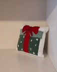 C_Christmas Dotted Present Throw Pillow