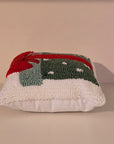 C_Christmas Dotted Present Throw Pillow