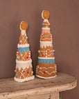C_ Felt Gingerbread Christmas Tree (2 sizes)