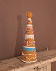C_ Felt Gingerbread Christmas Tree (2 sizes)