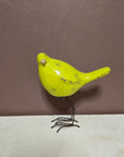 Little Birdie Statue - Perfect Avocado Green
