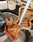 Halloween Bat Charcuterie Serving Board With Spreader