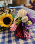Petite Felt Daisy Bouquet