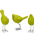Little Birdie Statue - Perfect Avocado Green