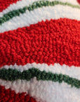 C_Peppermint Candy Throw Pillow