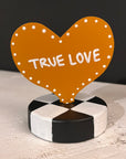 Message on a Heart Table Toppers