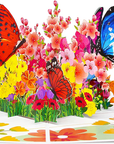 3D Pop-up Card - Spring Butterflies (First Class Forever stamp included)