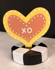 Message on a Heart Table Toppers