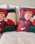 NANCY THOMAS PILLOWS - The Rose (16x16 Microsuede)-DISCONTINUED