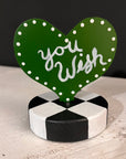 Message on a Heart Table Toppers