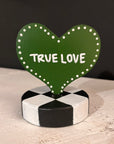 Message on a Heart Table Toppers