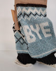 Hand Warmer Fingerless Gloves- Hi Bye