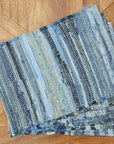 Denim Rag Placemats - Set of 2