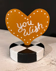 Message on a Heart Table Toppers