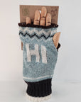 Hand Warmer Fingerless Gloves- Hi Bye