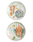 Vegetable Garden Hors d'oeuvres Plates (Set of 4)