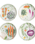 Vegetable Garden Hors d'oeuvres Plates (Set of 4)
