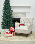 C_Ho Ho Ho Santa Hat Hooked Pillow