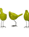 Little Birdie Statue - Fresh Cream White