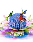 3D Pop-up Card - Hydrangea Flower (First Class Forever stamp included)