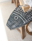 WOODEN FISH STOOLS (2 sizes)