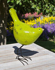 Little Birdie Statue - Perfect Avocado Green