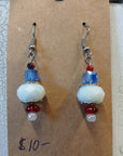 Laura Thomas Earrings - "Snowman Play"