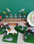 Field of Flower Bunny Table Topper