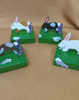 Field of Flower Bunny Table Topper