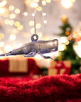 Whale Glass Ornament