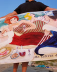 King Size Plush Beach Towels - MERMAID