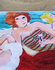 King Size Plush Beach Towels - MERMAID