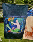 King Size Plush Beach Towels - MERMAID