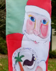 Garden Flags - Sugarplum Santa