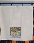 NANCY THOMAS KITCHEN TEA TOWELS - Santa Sugar Cookies