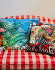 NANCY THOMAS PILLOWS - Santas - Sugarplum Santa