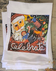 NANCY THOMAS KITCHEN TEA TOWELS - ORIGINAL CELEBRATE