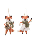 Ornament - Caroling Foxes